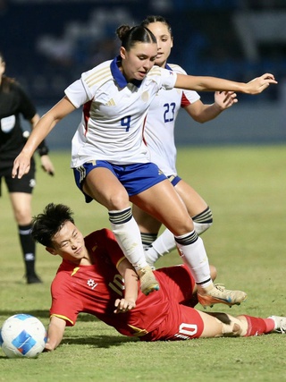 Đội tuyển Philippines bại trận toàn diện ở Asian Cup nữ, nguy cơ bị loại sớm