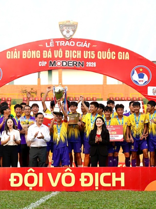 Giải U.15 quốc gia có nhà vô địch mới, lần đầu bản lĩnh của U.15 Hà Nội
