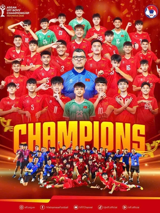 Thắng đậm Malaysia, U.17 Việt Nam lần thứ tư vô địch Đông Nam Á: Kỳ tích!