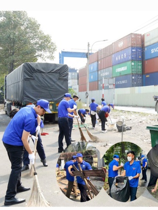 '3 tiên phong quyết thắng' đang thành 'trend' của thanh niên Tân Cảng