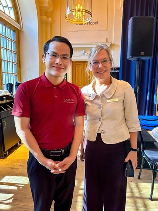 Thầy cô Việt Nam tại Hội nghị thượng đỉnh giáo viên Nobel