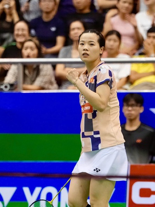 Nguyễn Thùy Linh thắng ấn tượng trận mở màn giải cầu lông vô địch châu Á tại Trung Quốc