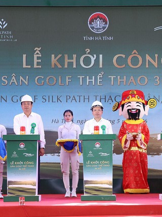 Khởi công sân golf 36 hố đẳng cấp quốc tế tại Hà Tĩnh