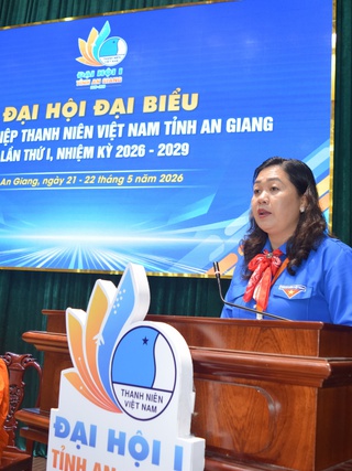 Chị Thị Phương Hồng giữ chức Chủ tịch Hội Liên hiệp thanh niên tỉnh An Giang