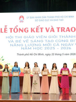 Tôn vinh những giáo viên mầm non TP.HCM không ngừng sáng tạo