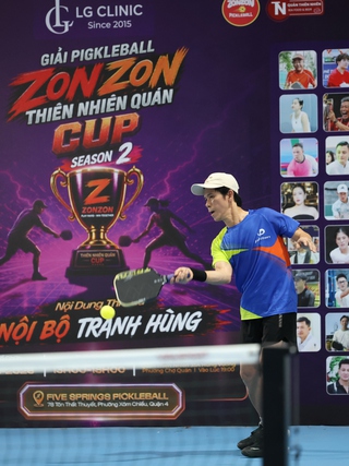 Hào hứng tranh tài giải pickleball ZonZon Cúp Thiên Nhiên 2026: Ca sĩ Minh Quân vô địch