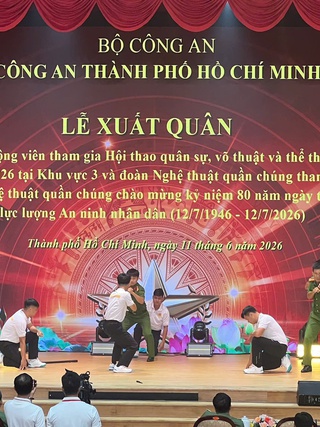 Công an TP.HCM quyết tâm đạt thành tích cao ở giải thể thao, văn nghệ lớn

