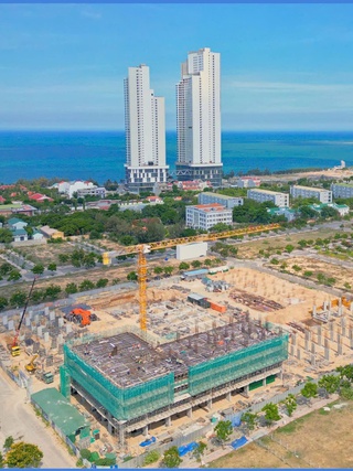 Hacom Ocean City 01 đẩy nhanh tiến độ xây nhà ở xã hội ven biển Bình Sơn