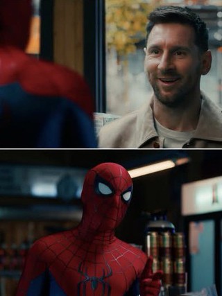 Hình ảnh Messi xuất hiện cùng Người nhện Tom Holland gây sốt: M10 lấn sân màn ảnh rộng?