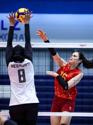 Đội tuyển bóng chuyền nữ Việt Nam thắng áp đảo Li Băng trận ra quân AVC Cup