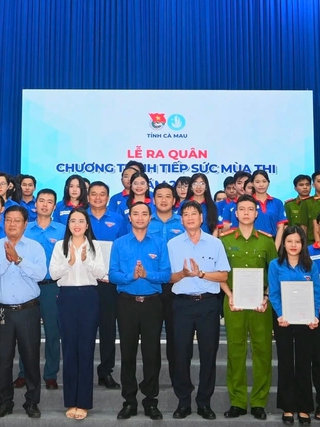 Tại Cà Mau: 1.000 tình nguyện viên đồng hành gần 20.000 thí sinh thi tốt nghiệp THPT