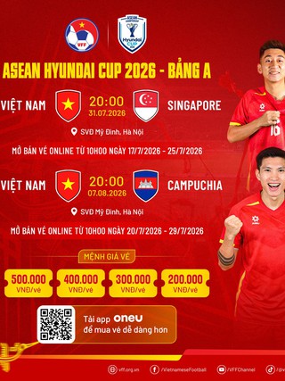 Thêm kênh phát đội tuyển Việt Nam tại ASEAN Cup, sân Mỹ Đình tái xuất: Giá vé sân nhà bao nhiêu?