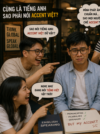 Đi 5 châu mà sao nói tiếng Anh vẫn 'phèn' thế!