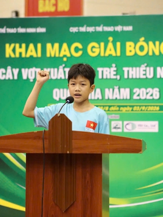 Khai mạc giải bóng bàn các cây vợt xuất sắc trẻ, thiếu niên, nhi đồng quốc gia