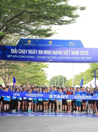 Hơn 1.000 VĐV tranh tài ở giải chạy Ngày An ninh mạng Việt Nam 2026