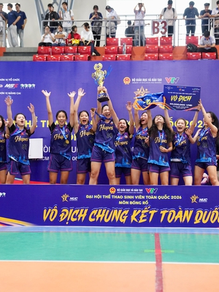 Khép lại VCK bóng rổ sinh viên toàn quốc 2026, hành trình 5 năm thành công