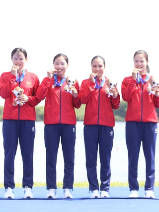 Rowing Việt Nam giành HCĐ nội dung thuyền bốn nữ một mái chèo tại ASIAD 20