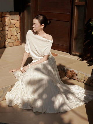 5 kiểu chân váy dài thời thượng, dễ phối cùng sơ mi, blouse