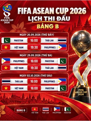 Xác định 3 kênh phát trận Việt Nam đại chiến Thái Lan, lịch thi đấu cực đẹp