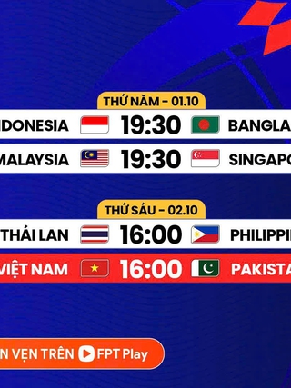 Lịch thi đấu, kênh phát Việt Nam vs Pakistan: Thầy trò HLV Kim Sang-sik quyết thắng để tranh hạng ba