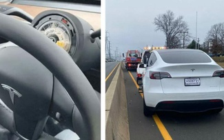 Xe điện Tesla mới mua 1 tuần 'rớt' vô lăng trên cao tốc