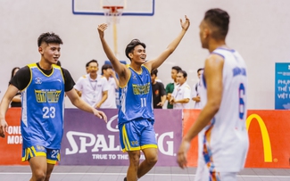 Ho Chi Minh City Wings có phong độ thuyết phục ở giải VBA 3x3 nam U.20