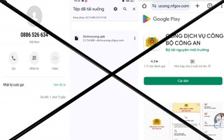 Mất 100 triệu đồng sau khi cài ứng dụng theo kẻ mạo danh công an