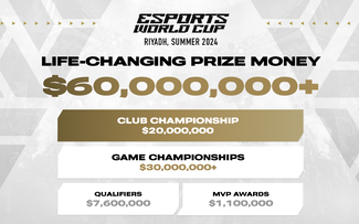 Esports World Cup công bố giải thưởng lớn nhất lịch sử thể thao điện tử
