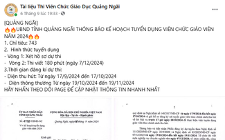 Tìm tài liệu thi, coi chừng dính bẫy lừa