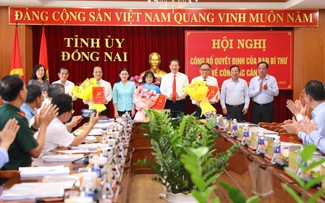 Ban Bí thư chỉ định 3 Ủy viên Ban Thường vụ Tỉnh ủy Đồng Nai
