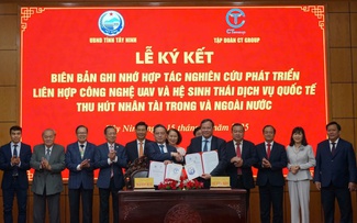 Tây Ninh và CT Group hợp tác nghiên cứu phát triển UAV