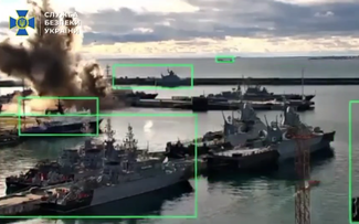 Ukraine tuyên bố đánh tàu ngầm Nga ở biển Đen bằng tàu ngầm không người lái