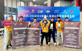 Đội tuyển Việt Nam lập kỳ tích tại VEX Robotics châu Á mở rộng 2025