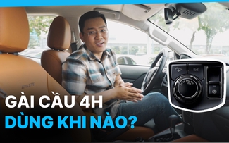 Nên dùng chế độ gài cầu 4H ở cung đường nào?