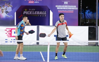 Lý Hoàng Nam - Trịnh Linh Giang đánh bại cặp đôi số 1 pickleball châu Á