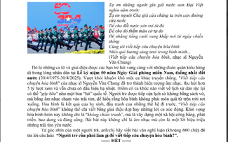 Học sinh xúc động khi 'viết tiếp câu chuyện hòa bình' vào đề thi thử tốt nghiệp