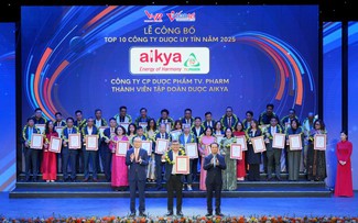AIKYA 5 năm liền vững ‘Top 10 doanh nghiệp sản xuất dược phẩm uy tín’
