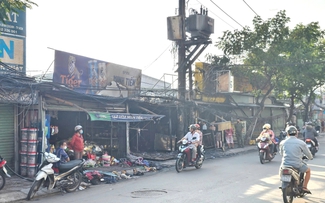 Vụ cháy trên đường Quách Điêu: Nhiều người trắng tay, công an phong tỏa điều tra