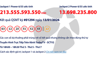 Vẫn chưa có người trúng vé số Vietlott, tiền độc đắc cộng dồn hơn 213,5 tỉ đồng