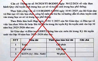 Xác minh, xử lý nguồn phát tán văn bản giả mạo Sở GD-ĐT Hà Tĩnh