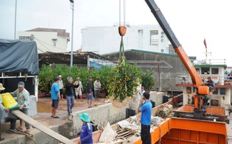 Đưa hàng Tết ra đảo Lý Sơn: Không để thiếu hụt nguồn hàng phục vụ người dân