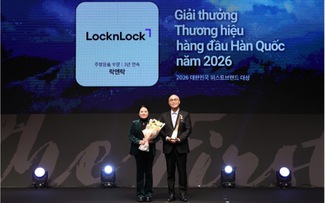 LocknLock lập cú đúp tại Giải thưởng ‘Thương hiệu Hàng đầu Hàn Quốc 2026’