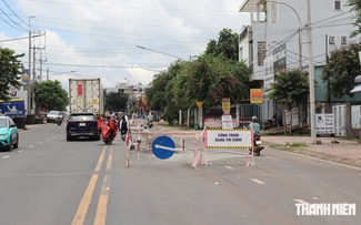 'Đường tránh' Đồng Xoài đã được sửa chữa sau phản ánh của Báo Thanh Niên