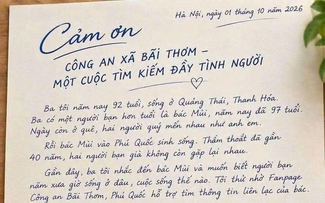Công an giúp cụ ông 92 tuổi tìm lại bạn thân sau hơn 40 năm mất liên lạc