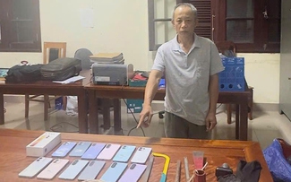 Công an tỉnh Quảng Trị bắt kẻ trộm đột nhập cửa hàng Điện Máy Xanh