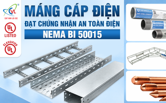 Máng cáp điện NEMA BI 50015 và chuỗi vật tư MEP đạt UL Listed