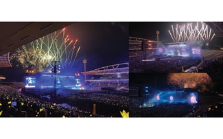 Mỹ Đình đẹp nghẹt thở trong đêm cuối BIGBANG: Pháo hoa rợp trời, ‘yellow ocean’ sáng rực