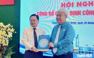 Ông Võ Khắc Thái giữ chức Chủ tịch LĐLĐ TP.HCM