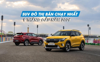 SUV đô thị nào bán chạy nhất Việt Nam 9 tháng đầu năm 2026?