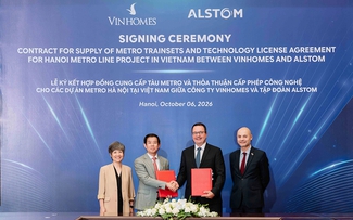 Vingroup hợp tác với Alstom cung cấp 200 đoàn tàu metro Hà Nội